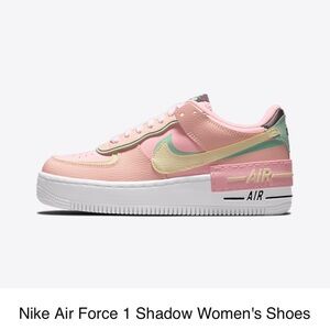 Nike Pink and White Sneakers